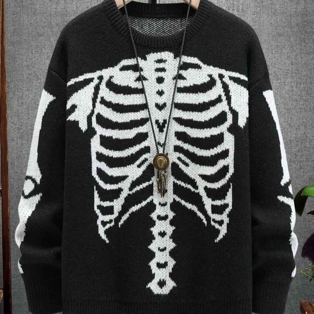 Knit Skeleton Sweater